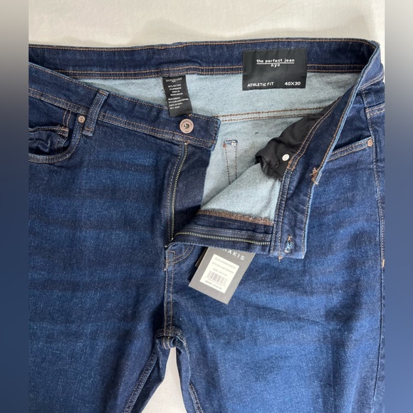 NYC The Perfect Jean Men’s Athletic Fit Mariner - Dark Blue Size 40 X 30 NEW - Picture 8 of 9